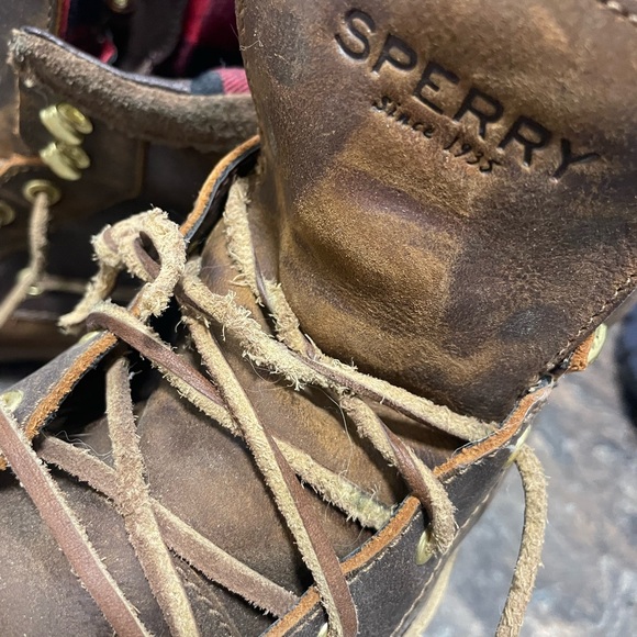 Sperry Men's Brown Waterproof Boots - Picture 8 of 9